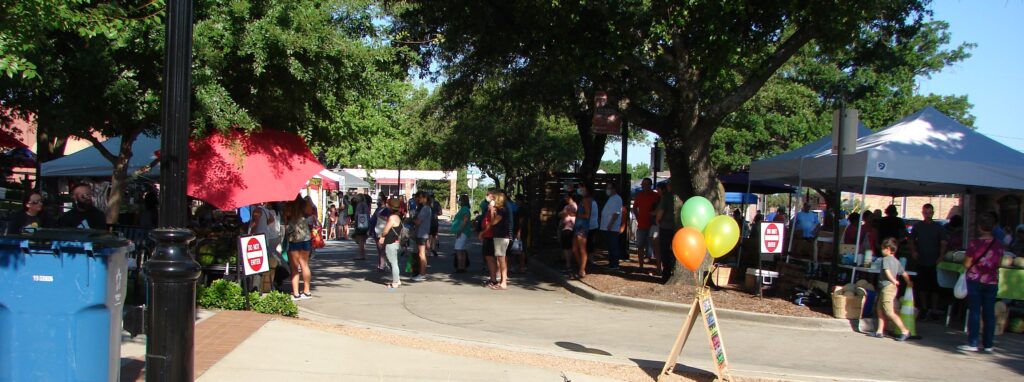Rockwall Farmers Market is located at 101 Rusk Street, Rockwall, Texas 75087. Vendors are spaced around the Old Court House near S. Goliad and Hwy 66.